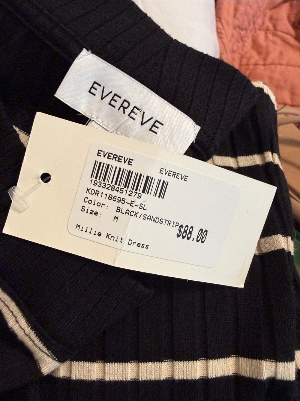 NWT Evereve lightweight casual striped tank dress, size M - Picture 6 of 6